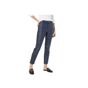 Susan Graver Coated stretch Navy Blue Skinny Pants Comfort Casual size 20 NWOT